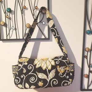 Vera Bradley - NWOT - small black & yellow handbag